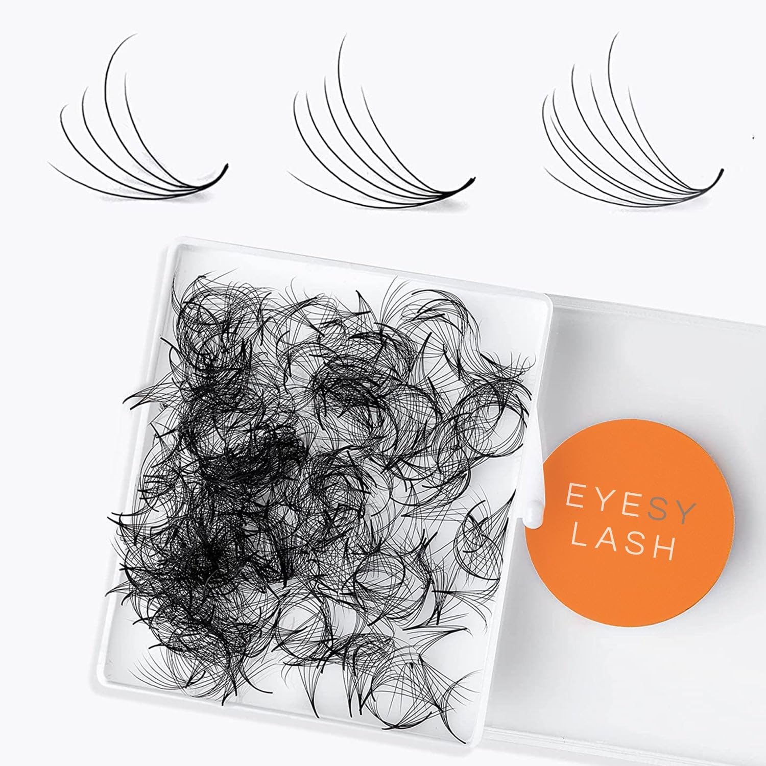 Eyesy Lash 500 Camellia Premade Fans - 5D 0.07, 8-12mm Curl C