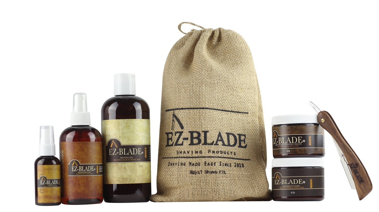 EZ BLADE Clear Non-Foaming Shaving Gel – American Made, 16 oz