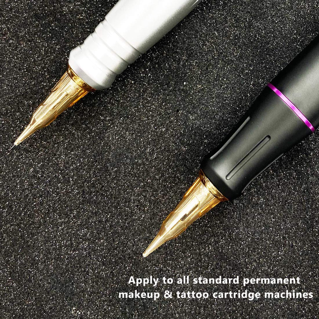 EZTAT2 EZ Tattoo Cartridge Needles - 20Pcs #06 (1RL) V-SELECT Round Liner 0.18mm for Microblading, SMP & Hair Scalp