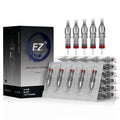EZTAT2 EZ Tattoo Cartridges 50Pcs #12 (13RM) Standard Curved Magnum – Safe & Precise