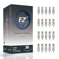 EZ Tattoo Cartridge Needles Assorted 50Pcs Mixed (3RL 7RL 7RS 7M1 9RM) - EZTAT2