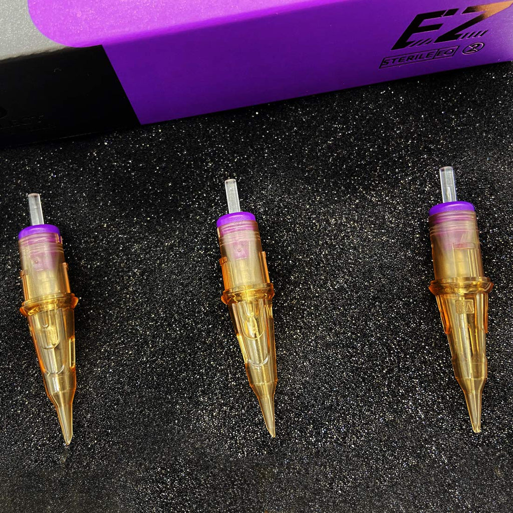 EZTAT2 EZ Tattoo V-Select Curved Magnum 15RM Cartridges 0.30mm – 20Pcs