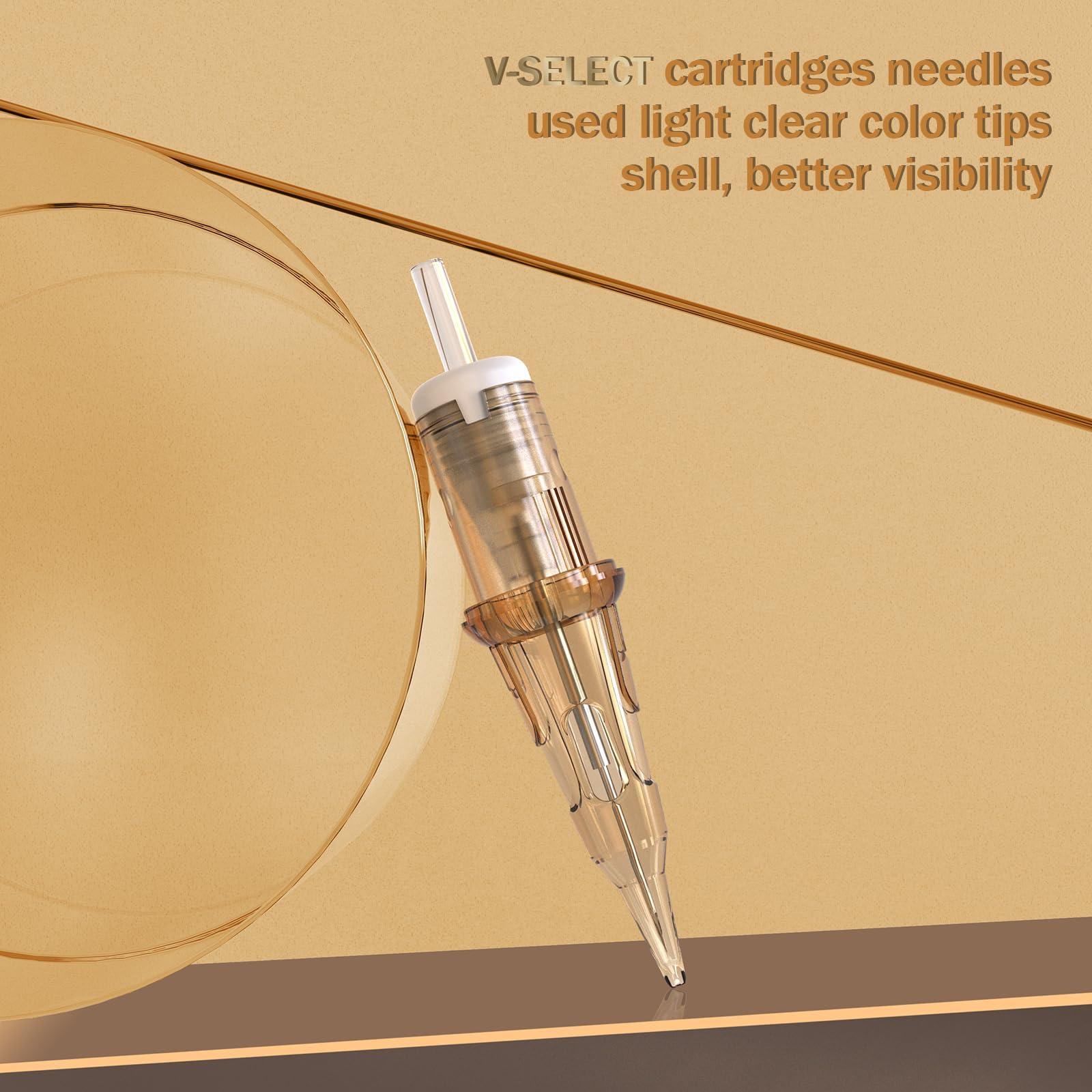 EZ Tattoo Cartridge Needles - 20Pcs #10 (1RL) Bugpin Round Liner | V-Select Cartridges for Rotary Tattoo Machines