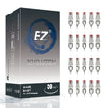 EZ Tattoo Cartridge Needles Assorted 50Pcs Mixed (7RM–15RM) Bugpin Round/Curved Magnum | EZTAT2