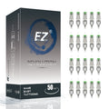 EZTAT2 Tattoo Cartridge Needles Assorted – 50Pcs #12 Mixed (7M1 9M1 11M1 13M1 15M1) for Rotary Pen