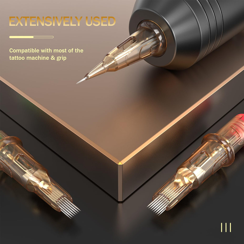EZ Tattoo Cartridges - 20Pcs #10 (9RS) Bugpin Round Shader | V SELECT by EZTAT2