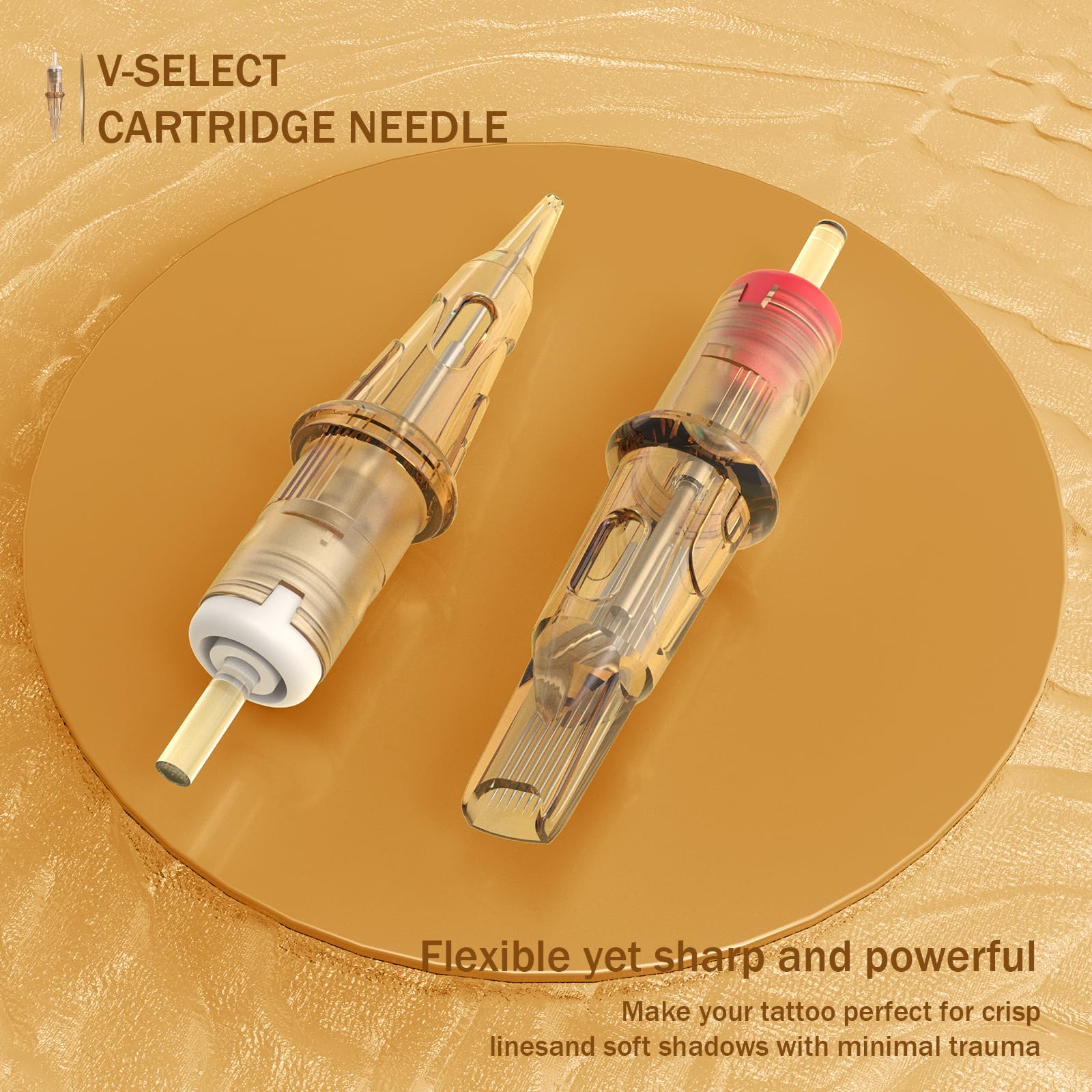 EZTAT2 V-SELECT Cartridges 20Pcs #12 (3RL) Round Liner Needles