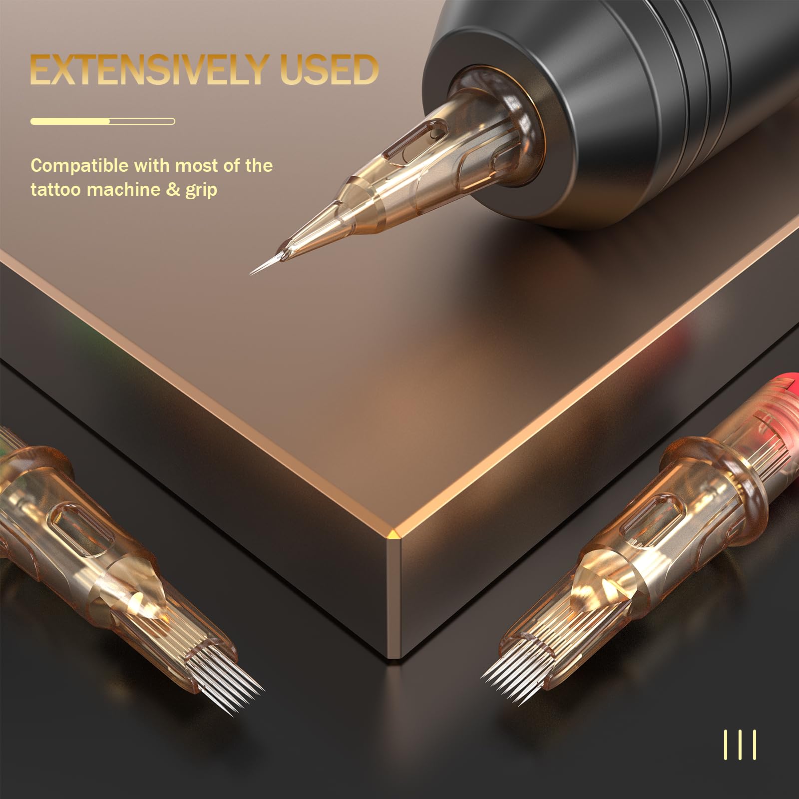 EZTat2 V-Select 20Pcs #10 Bugpin Round Liner Cartridges (18RL) – Disposable