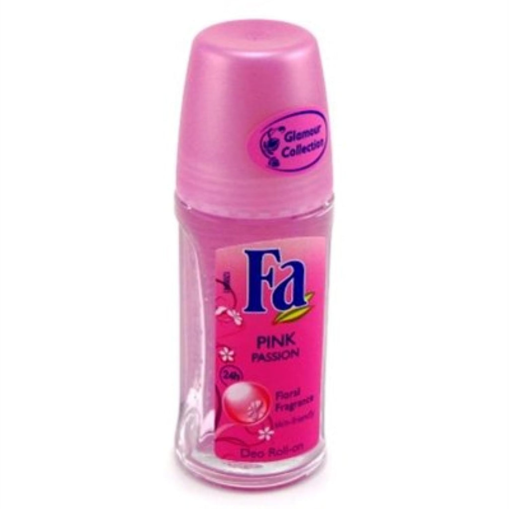 Fa Deodorant Roll-On Pink Passion 1.7 oz (50 ml) – 3 Pack | 48h Odor Protection