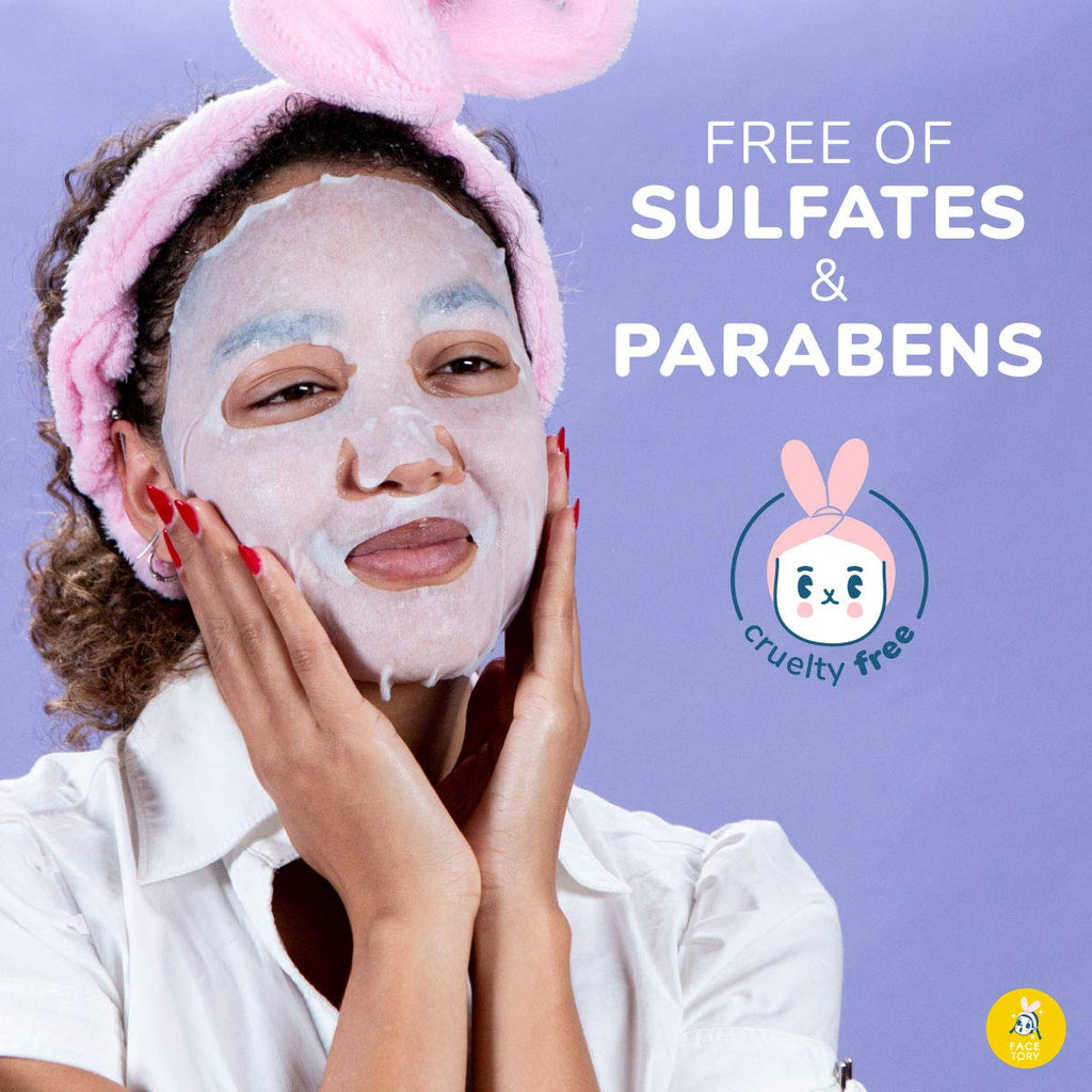 FACETORY Best of 7 Collection Sheet Masks | Hydrating Korean Face Mask Set