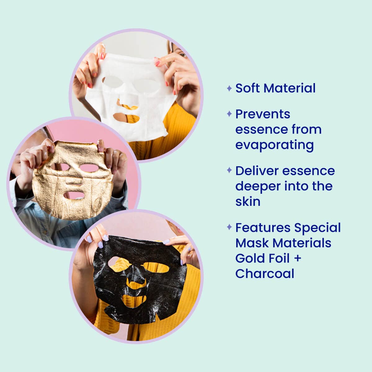FACETORY Best of 7 Collection Sheet Masks | Hydrating Korean Face Mask Set