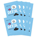 FACETORY LET'S TALK DETOX Purifying Charcoal Sheet Mask – Pore Refining Charcoal Mask (10 Pack)