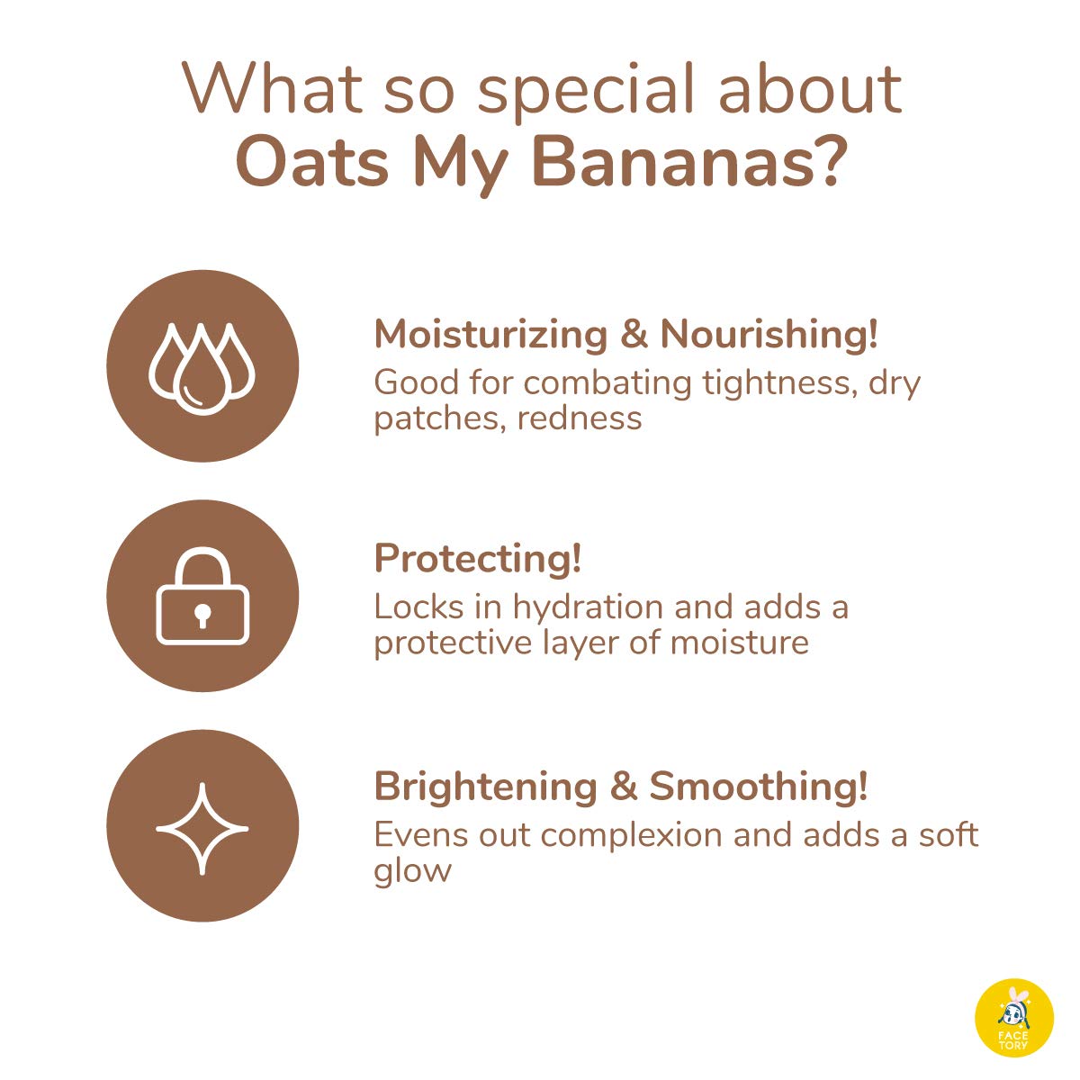 FACETORY Oats My Bananas Calming Sheet Mask | Milky Essence Hydration & Gentle Redness Relief (10 Pack)