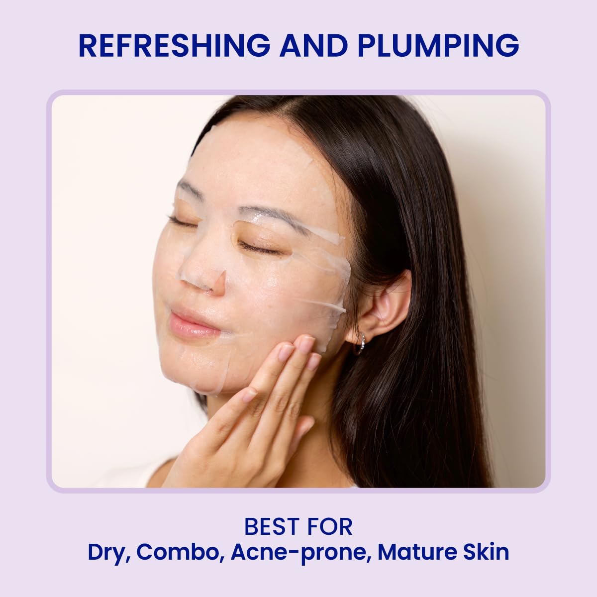 FACETORY Sea the Radiance Plumping Sheet Mask with Seaweed & Peptides – Hydration & Firming (10 Pack)