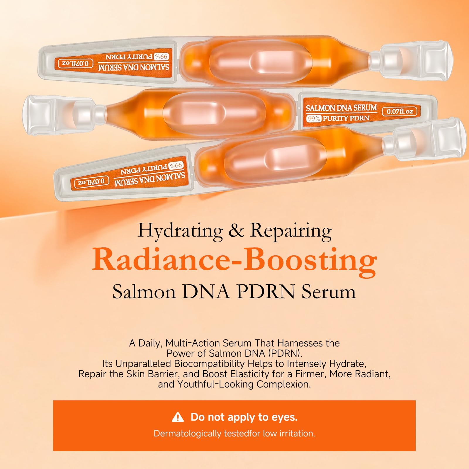 Faczuryn Salmon DNA Serum – 99% PDRN for Face, Deep Hydration, Firming & Even Tone