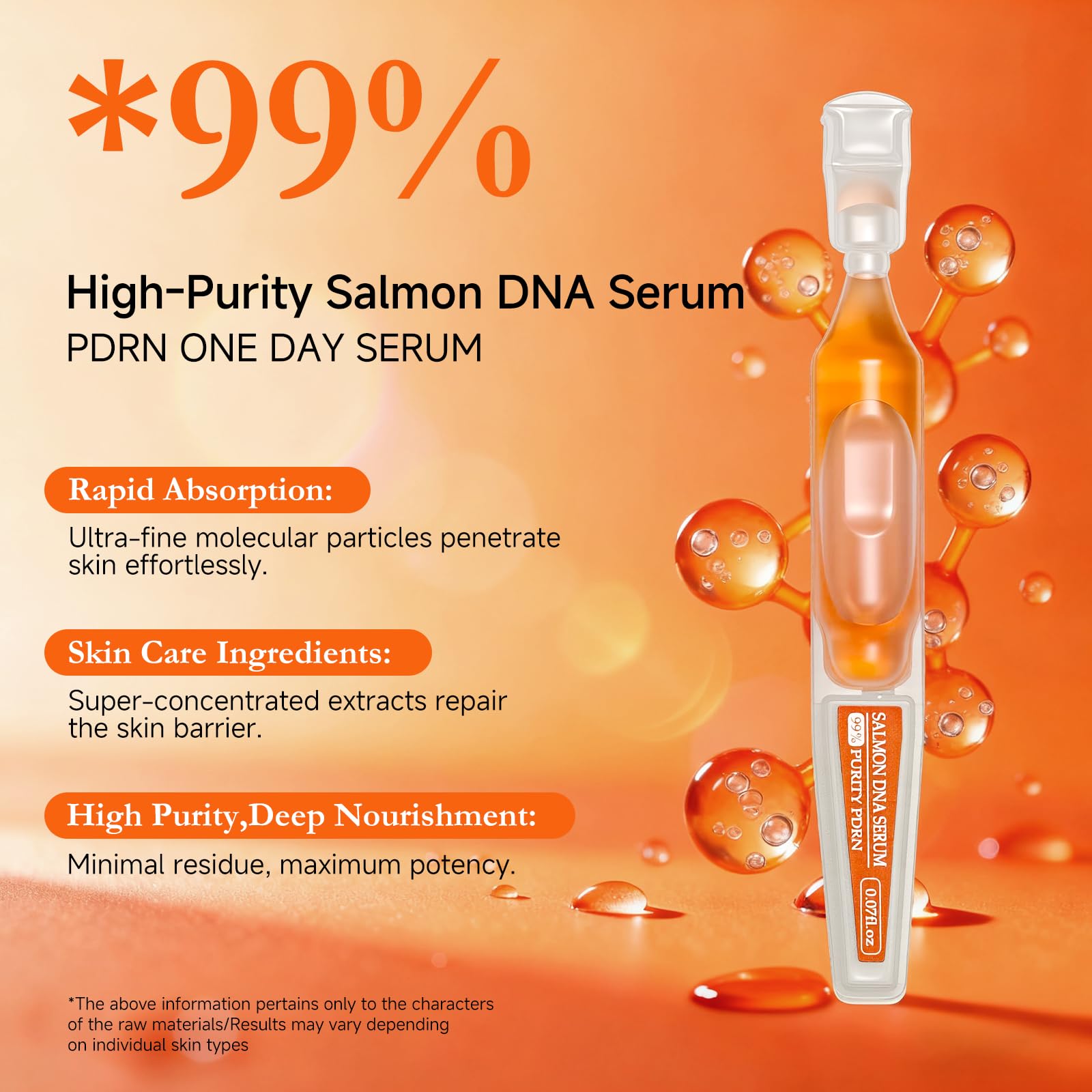 Faczuryn Salmon DNA Serum – 99% PDRN for Face, Deep Hydration, Firming & Even Tone