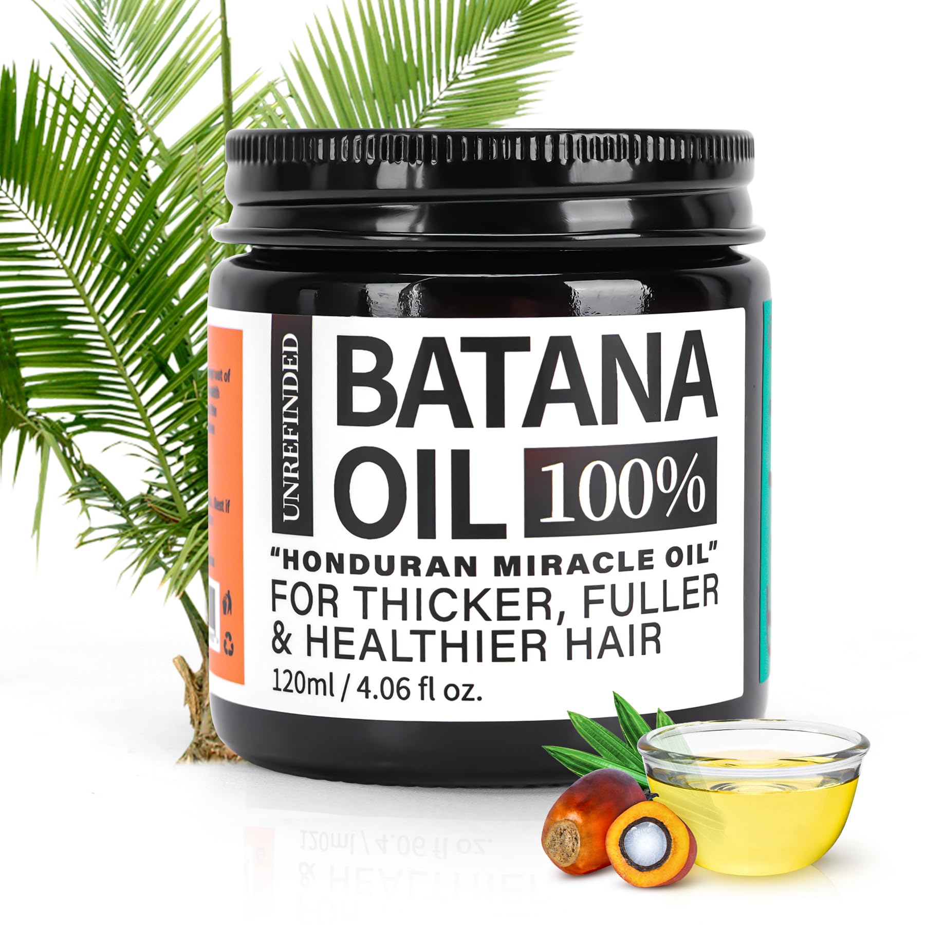 Fadelo Organic Batana Oil for Hair Growth – 100% Pure Batana from Honduras, 4 fl oz