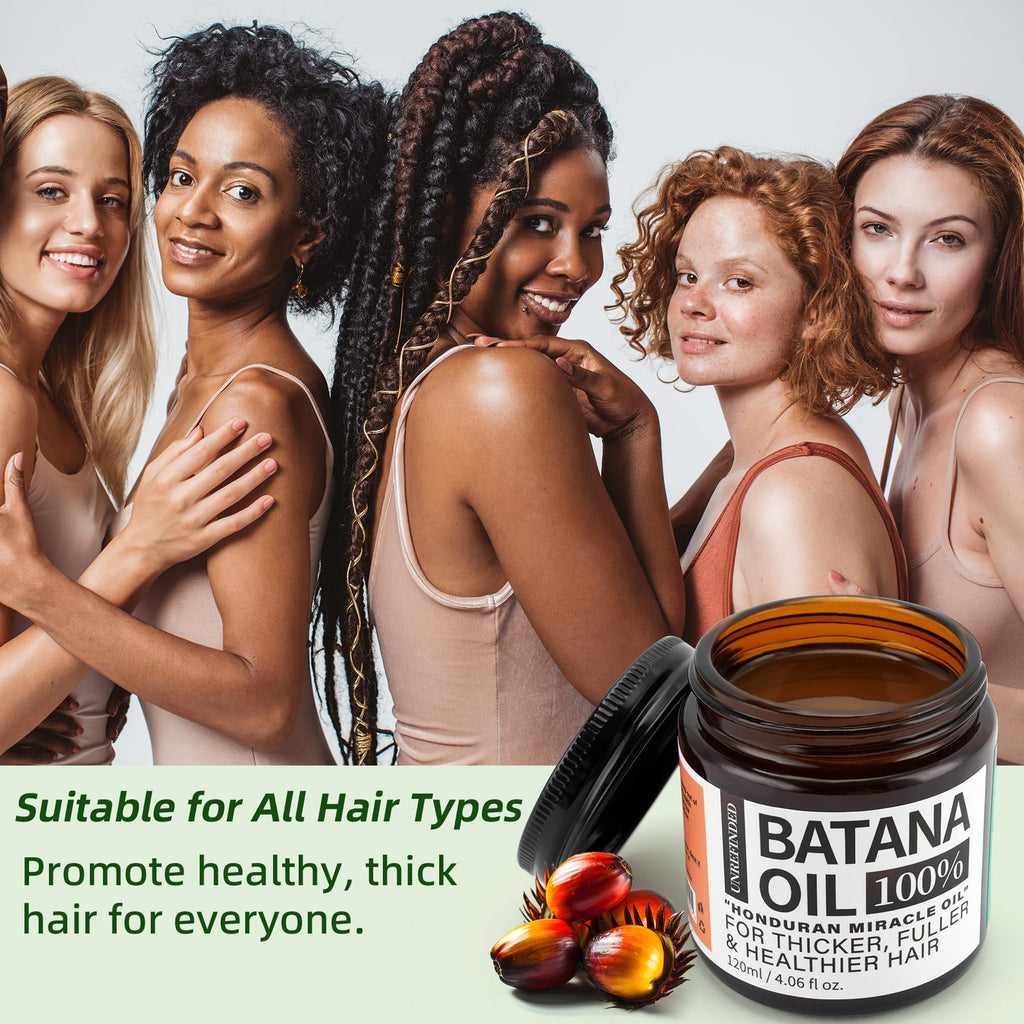 Fadelo Batana Oil for Hair Growth – 100% Natural, Unrefined, Honduras, 4.06 oz Jar