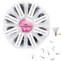 FADLASH 1000 Fans Premade Volume Extensions – 24D D Curl, Thin Base, Premium Premade Fans