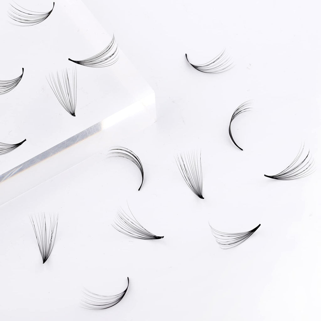 FADLASH Premade Fans 1000ct Mix – D Curl Promades, 16D-0.05D, 9-16mm
