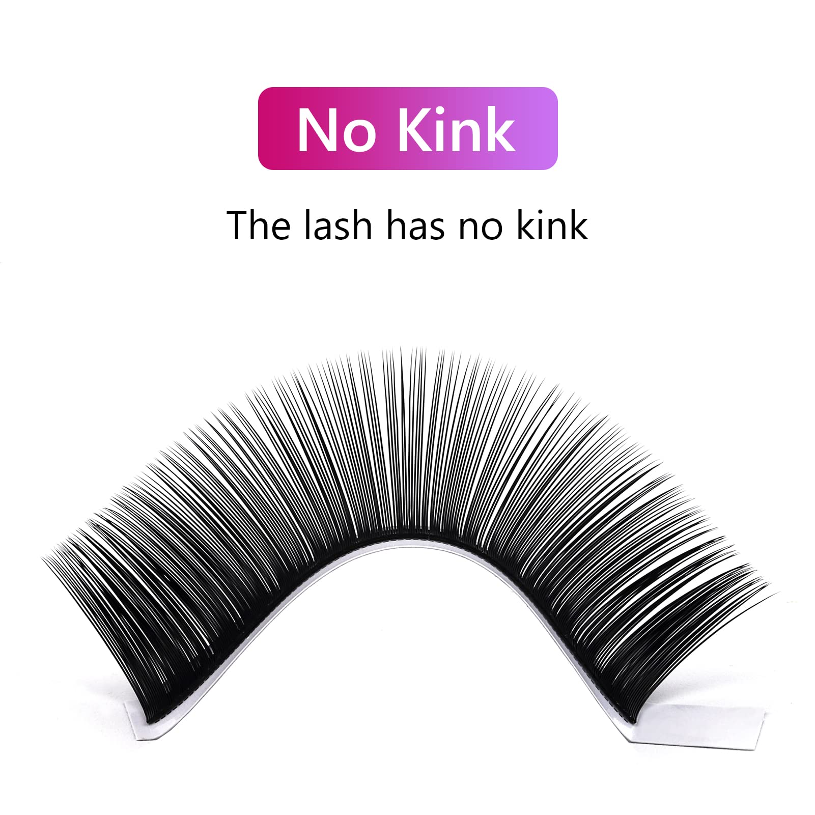 FADLASH Eyelash Extension D Curl 0.15 - 15mm | Classic Silk Lashes for Professionals