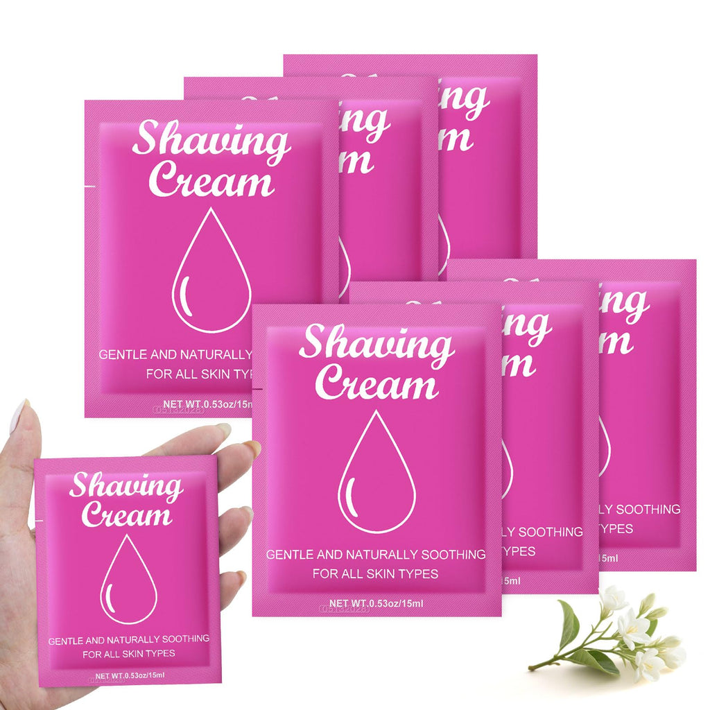 fafortune Jasmine Travel Shaving Cream for Women – 0.53oz, Pack of 100