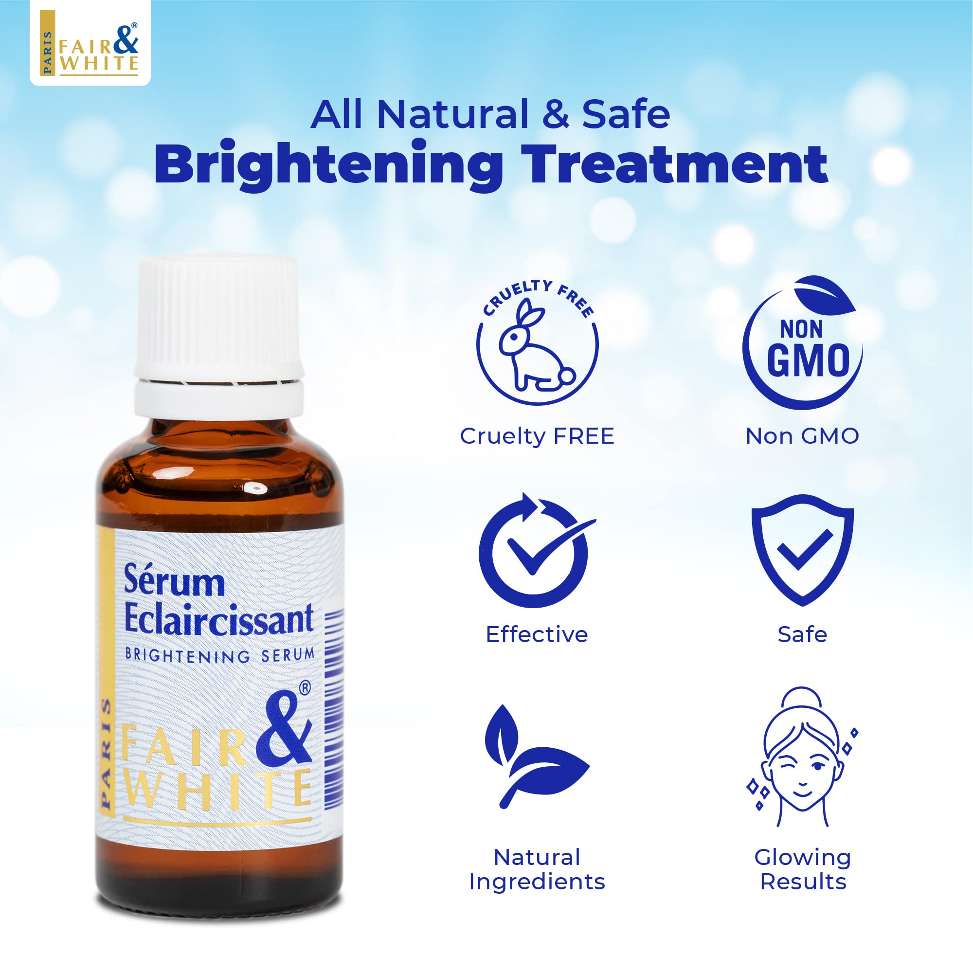FAIR & WHITE Original Brightening Serum – 30ml | Even Tone & Glow
