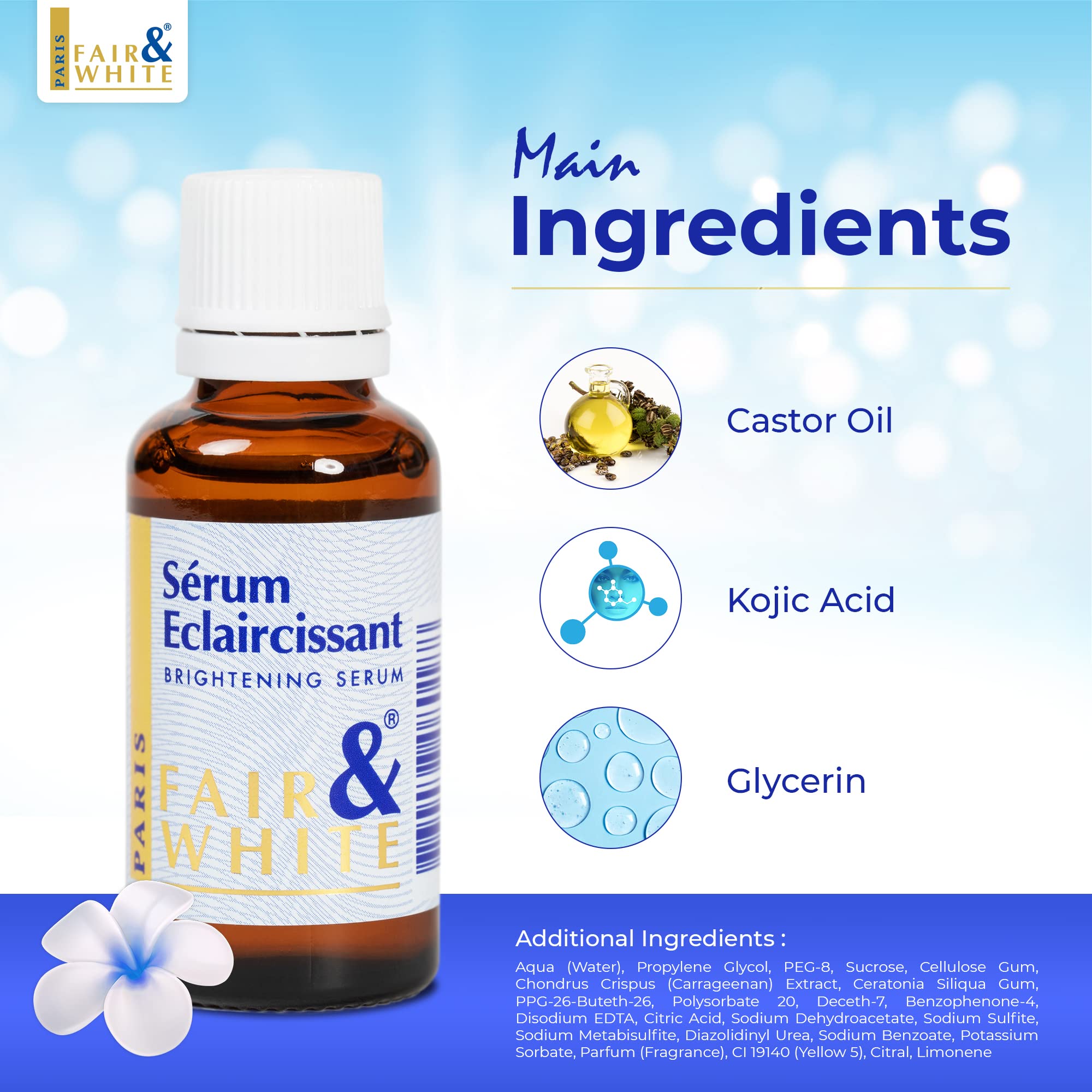 FAIR & WHITE Original Brightening Serum – 30ml | Even Tone & Glow