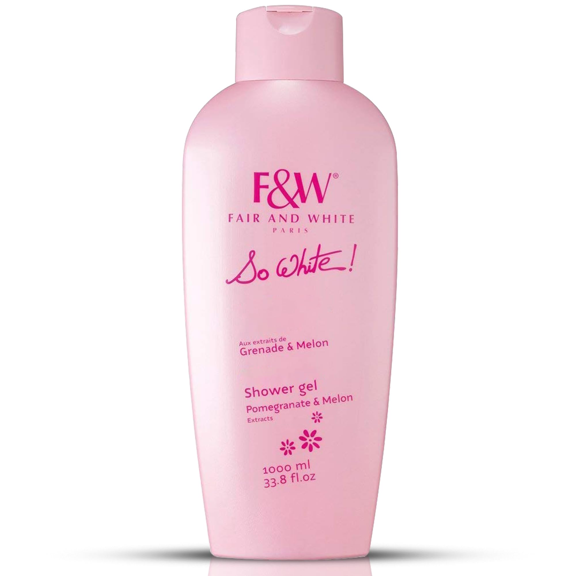 FAIR & WHITE So White Refreshing Brightening Body Wash – 1000ml | Melon & Pomegranate Extracts