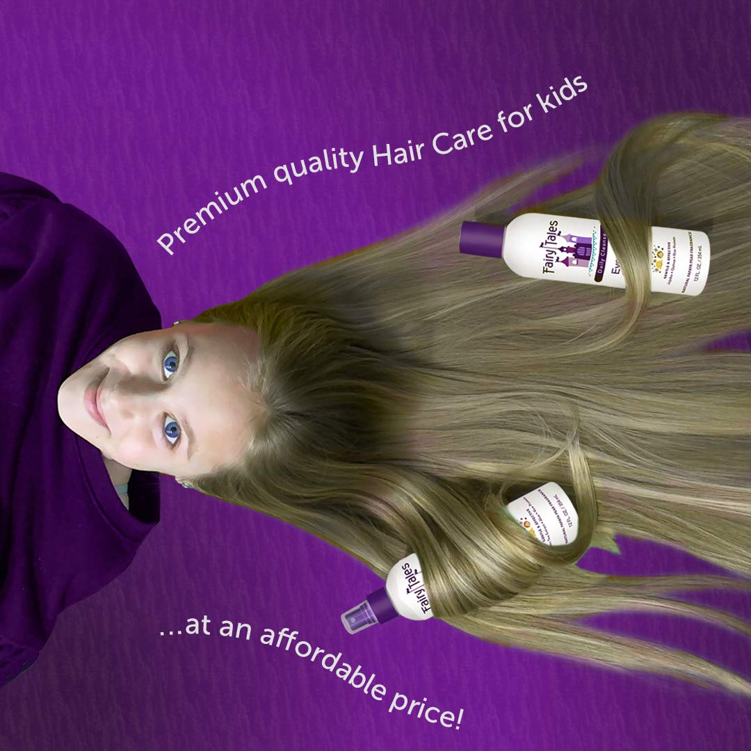Fairy Tales Daily Cleanse Kids Shampoo – Gentle, Paraben-Free, All Hair Types, 32 oz