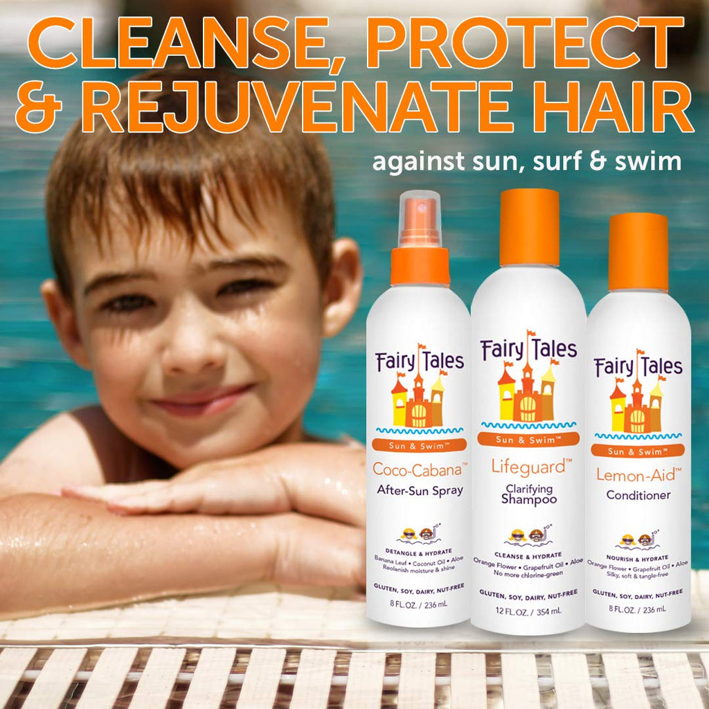Fairy Tales Swimmer Conditioner for Kids - 32 oz | Natural USA‑Made, Paraben/Sulfate/Dye Free