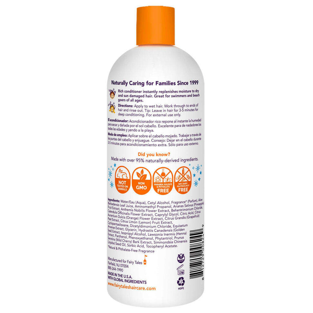 Fairy Tales Swimmer Conditioner for Kids - 32 oz | Natural USA‑Made, Paraben/Sulfate/Dye Free