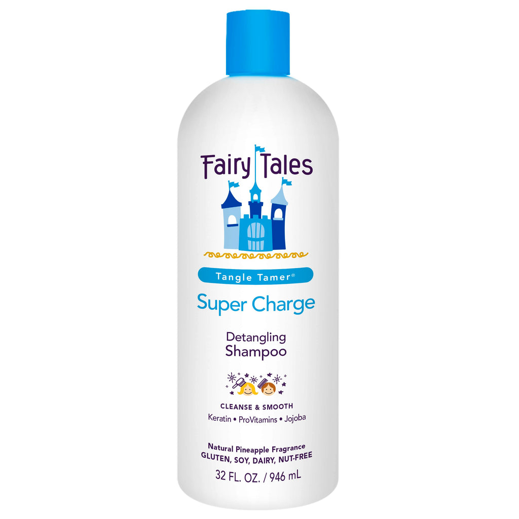 Fairy Tales Tangle Tamer Detangling Shampoo for Kids – Ultra Moisturizing, Anti-Frizz Protection, 32 oz | Paraben Free & Sulfate Free