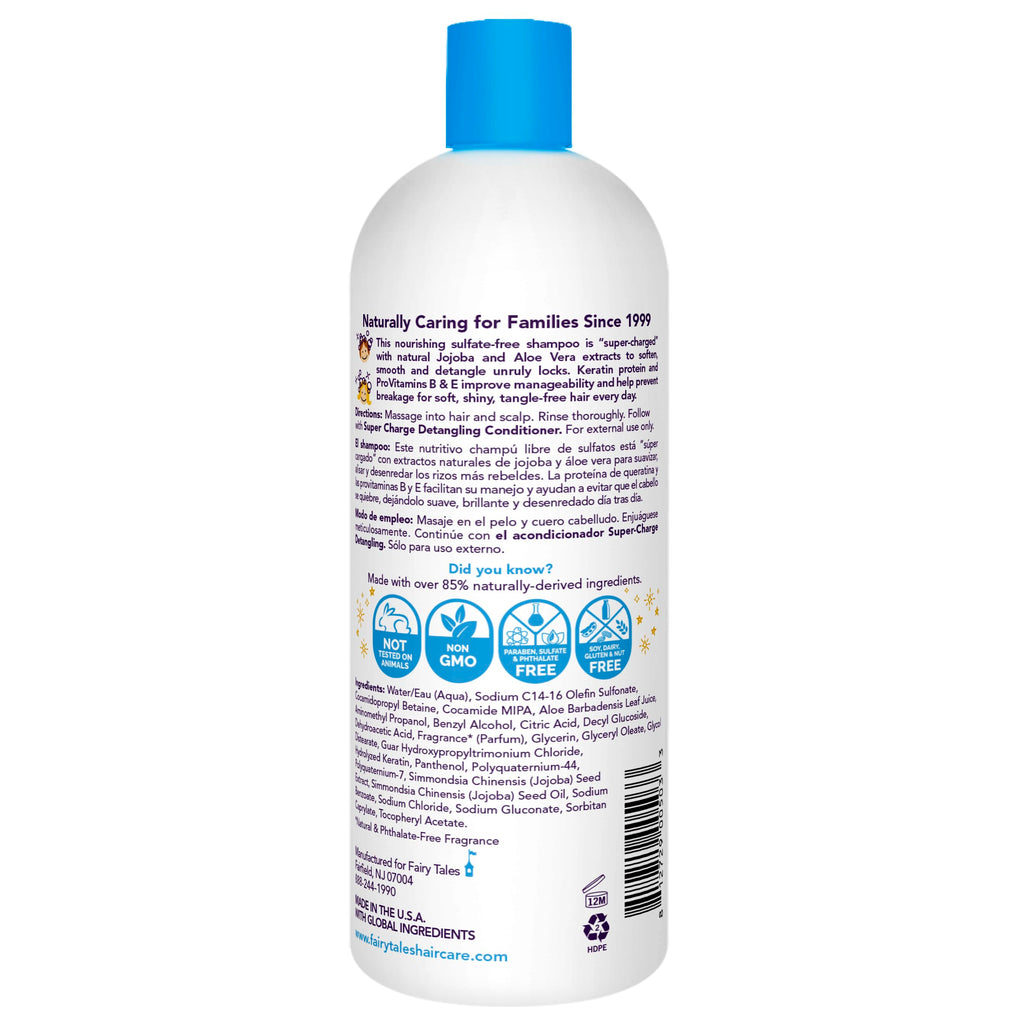 Fairy Tales Tangle Tamer Detangling Shampoo for Kids – Ultra Moisturizing, Anti-Frizz Protection, 32 oz | Paraben Free & Sulfate Free