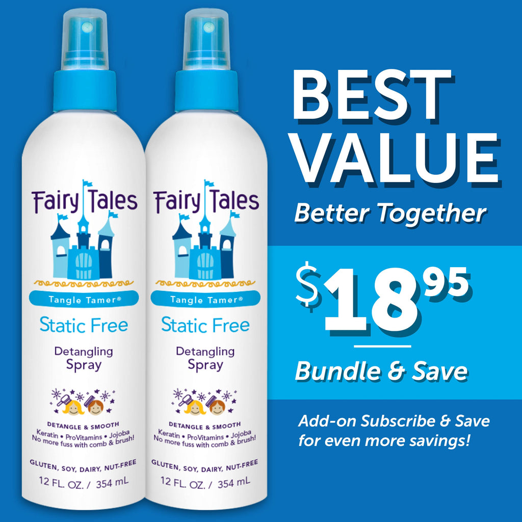 Fairy Tales Tangle Tamer Detangling Spray for Kids – 12 oz (2 pack)