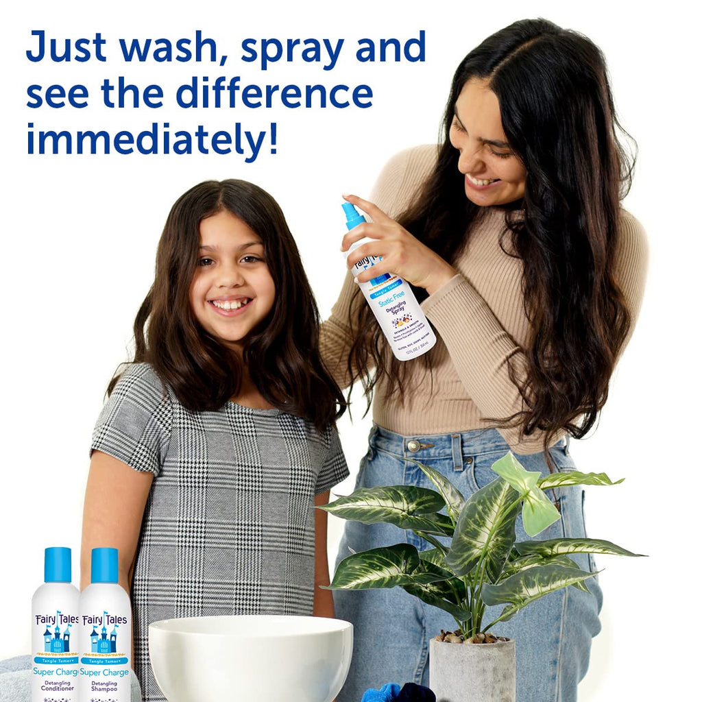 Fairy Tales Tangle Tamer Detangling Spray for Kids – 12 oz (2 pack)