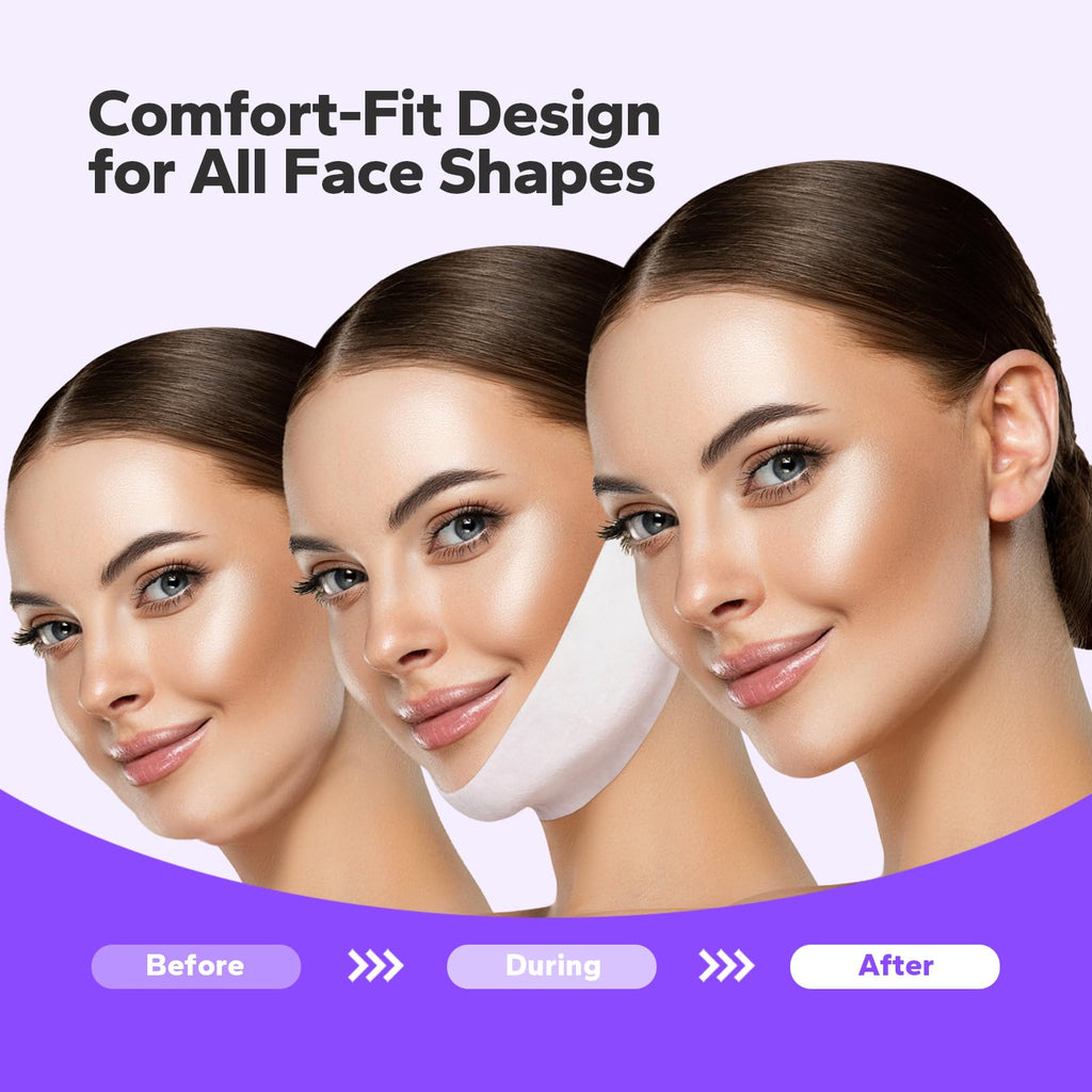 FairyFace V-Line Lifting Mask (5 Pack) — Jawline Contour & Hydration