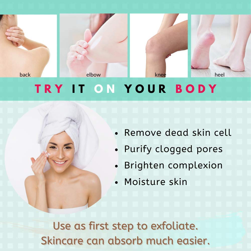 Faith in Face AHA Peel So Good Skin Renewal Peeling Gel – Gentle Exfoliating Facial Scrub for All Skin Types, 4.22 fl oz