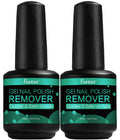 Fanisn Gel Nail Polish Remover 2x15ml – No Foil No Soak, Acetone-Free, 3-5 Min Express Removal