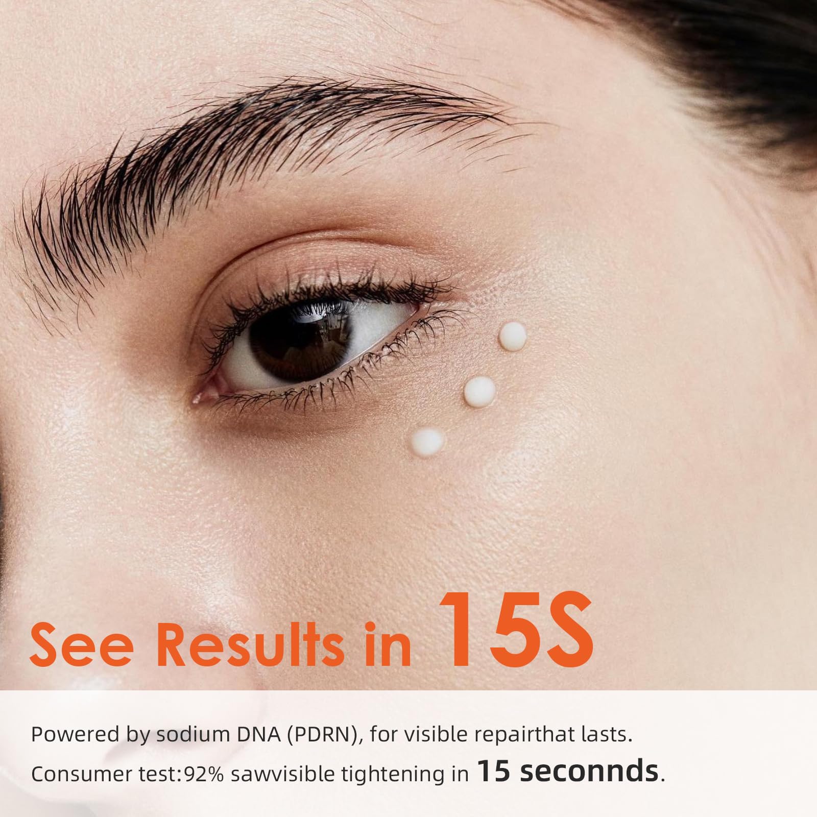 Fankr 15-Second Eye Lift Cream | Sodium DNA, 0.1% Retinal, Caffeine & Peptides