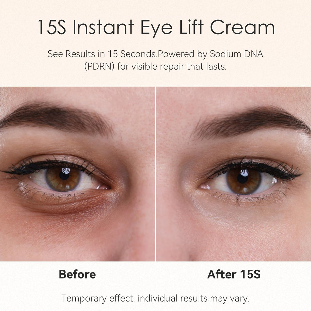 Fankr 15-Second Eye Lift Cream | Sodium DNA, 0.1% Retinal, Caffeine & Peptides