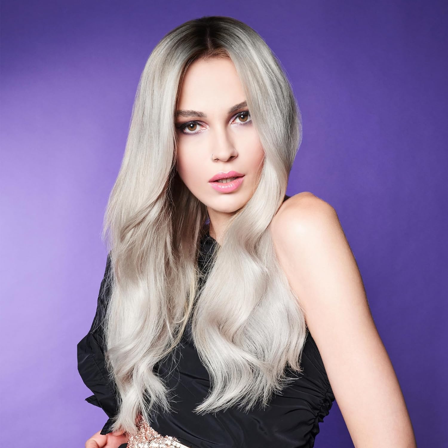 Fanola No Yellow Shampoo – Purple Violet Pigments Neutralize Yellow Tones in Platinum, Light Blonde, Gray Hair (11.83 oz, Pack of 3)