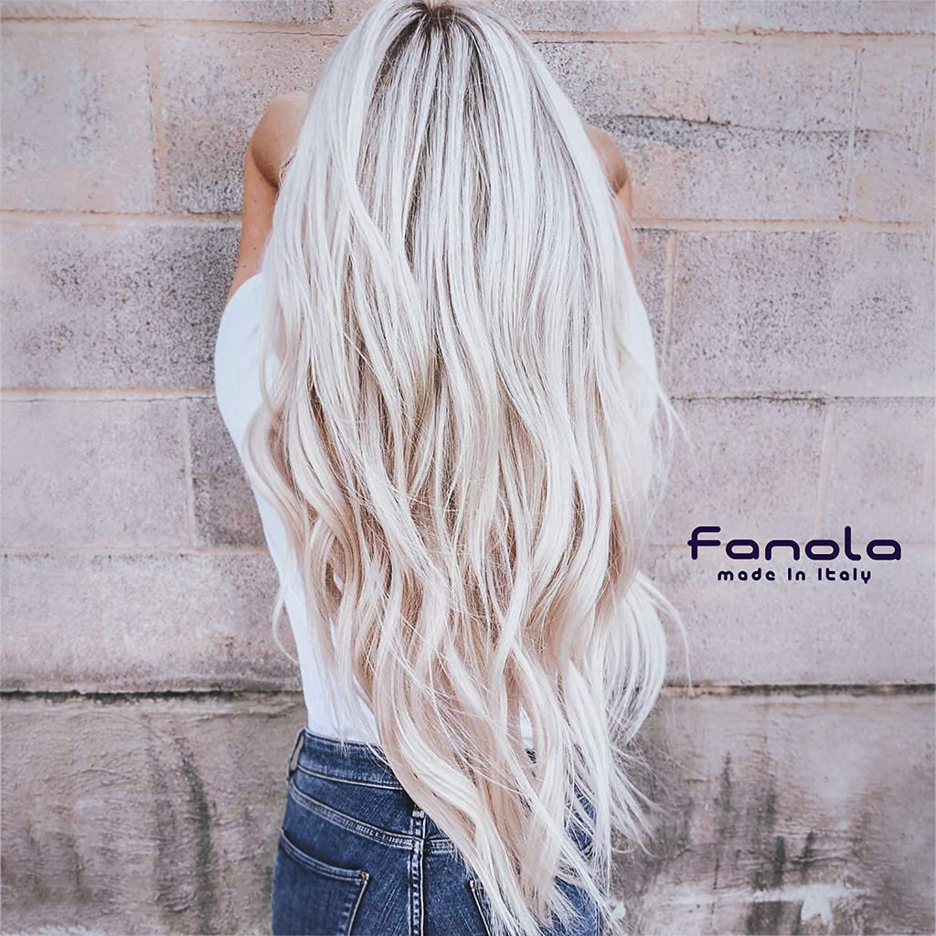 Fanola No Yellow Shampoo & Mask 11.8 oz / 2pk – Purple Anti-Brass Toner for Blonde, Silver & Gray Hair