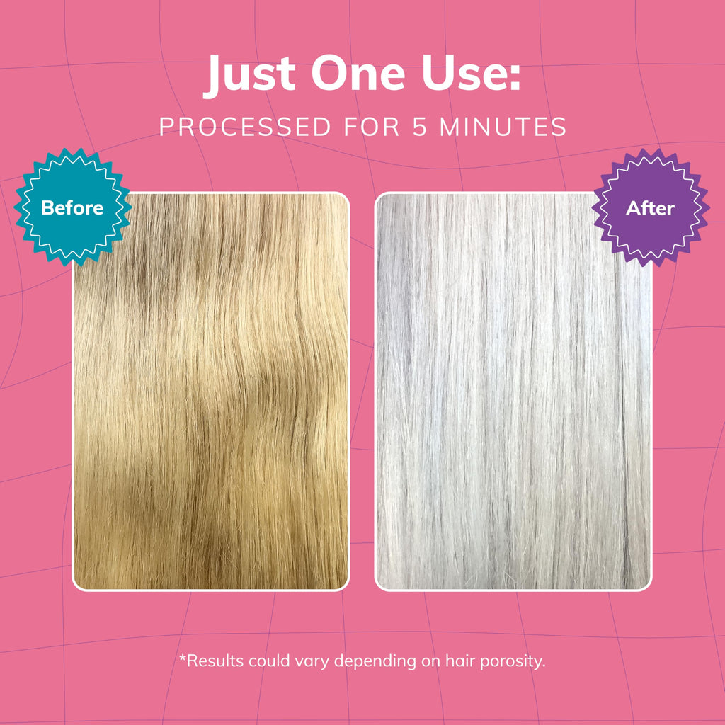 Fanola No Yellow Purple Shampoo – Neutralizes Brass for Blond, Bleached & Grey Hair