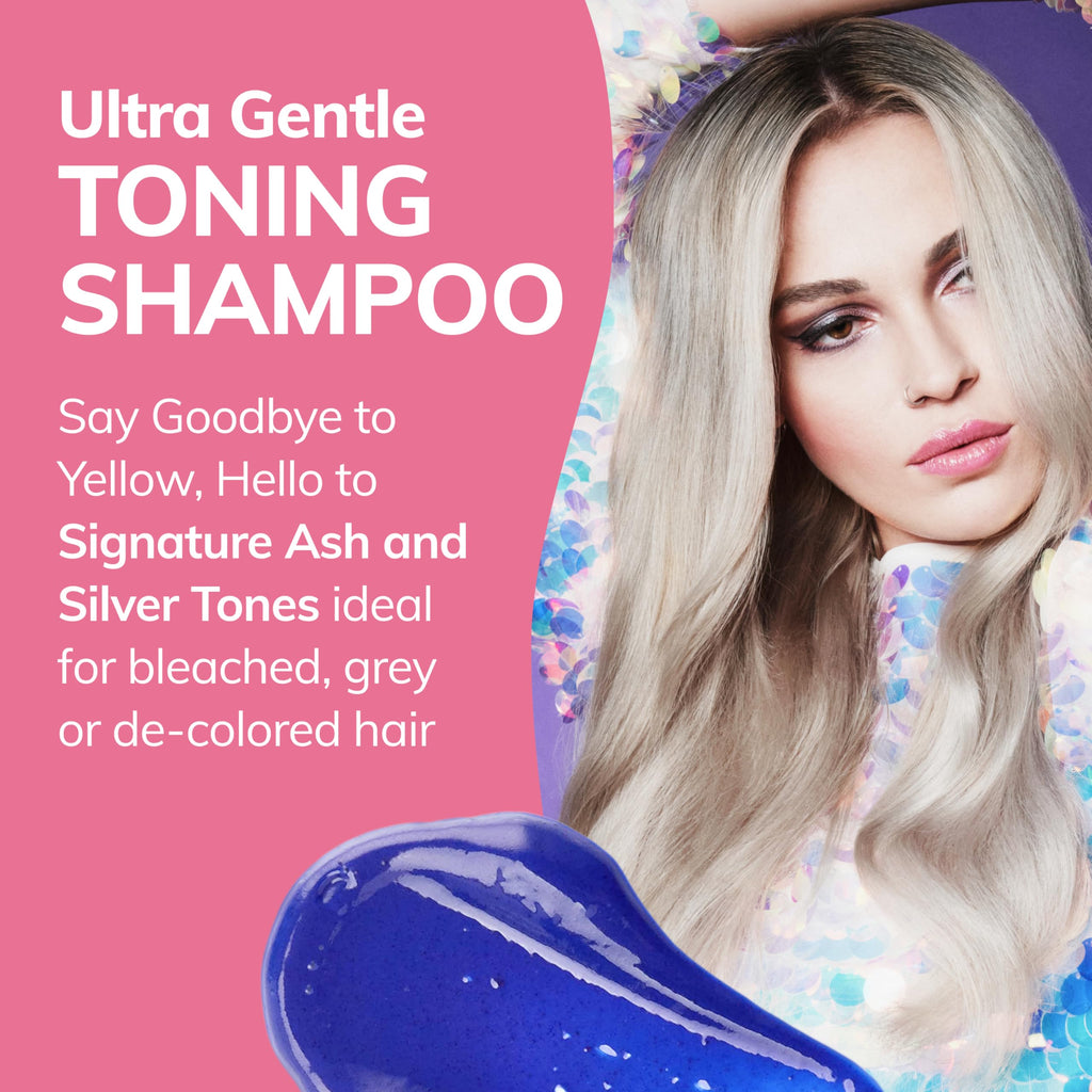 Fanola No Yellow Purple Shampoo – Neutralizes Brass for Blond, Bleached & Grey Hair