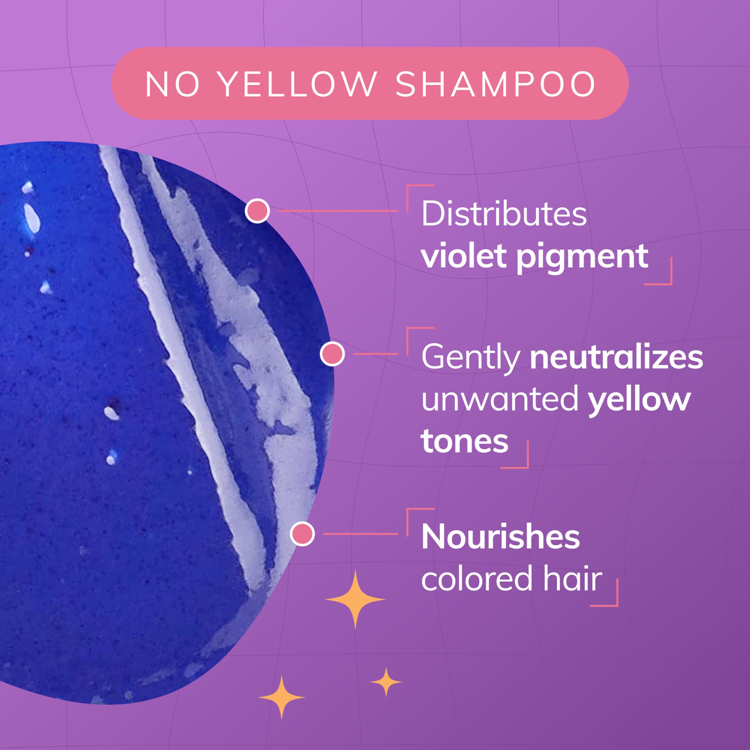 Fanola No Yellow Purple Shampoo - Neutralizes Brassiness for Blondes, Bleached & Grey Hair (11.83 fl oz)