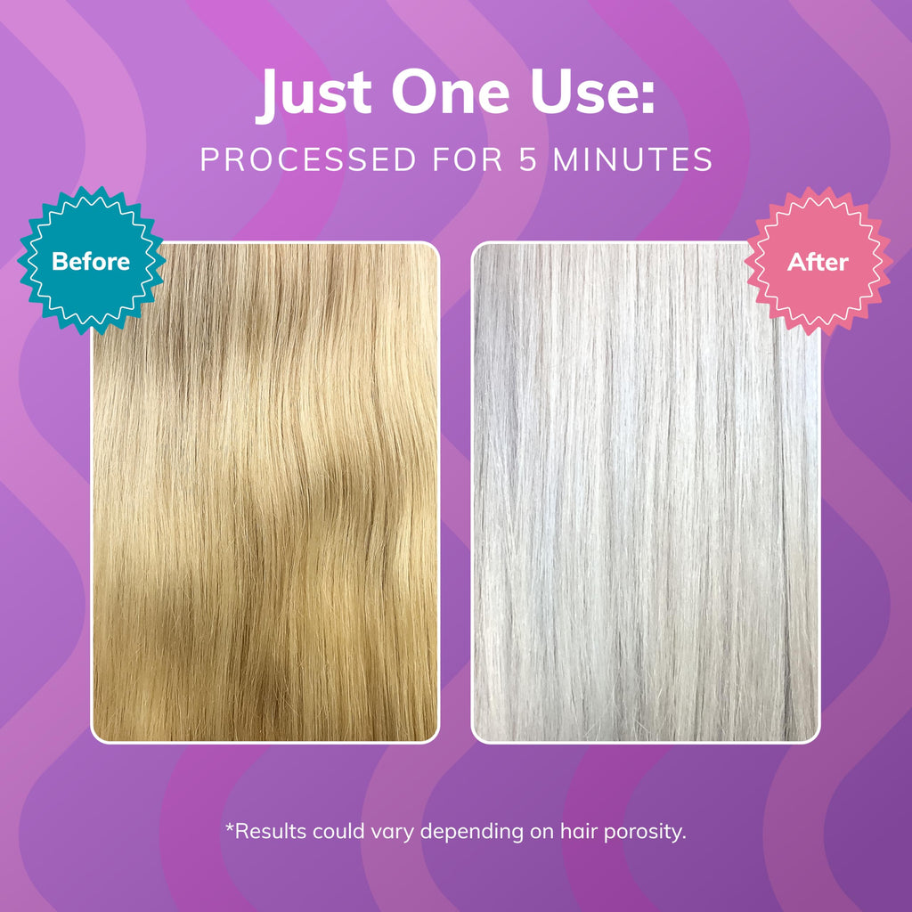 Fanola No Yellow Purple Shampoo - Neutralizes Brassiness for Blondes, Bleached & Grey Hair (11.83 fl oz)