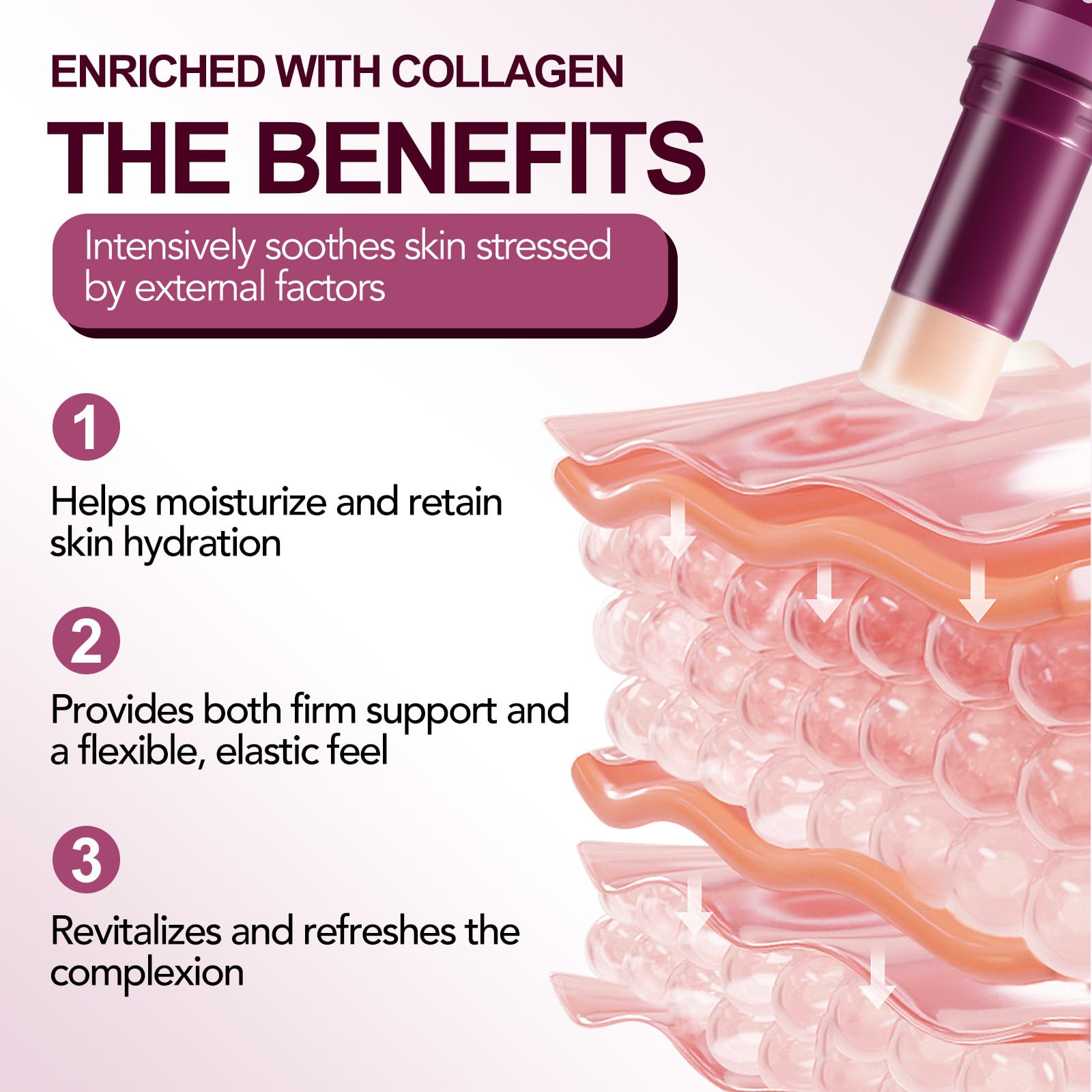 FANSHI Calcium Multi Balm Stick – Firming, Hydrating & Smoothing for Eyes, Face & Neck (2-Pack)