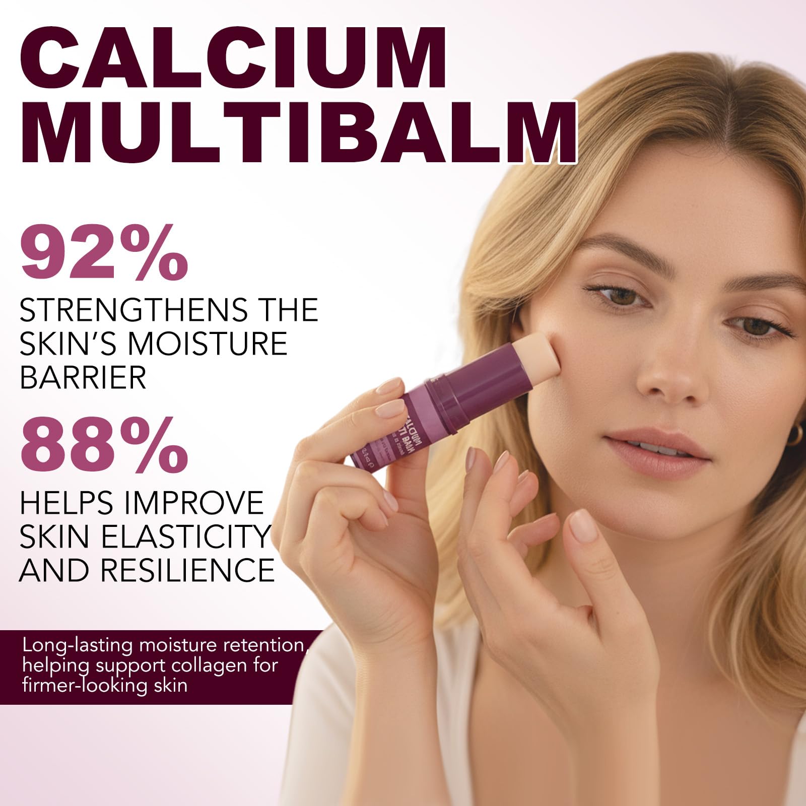 FANSHI Calcium Multi Balm Stick – Firming, Hydrating & Smoothing for Eyes, Face & Neck (2-Pack)