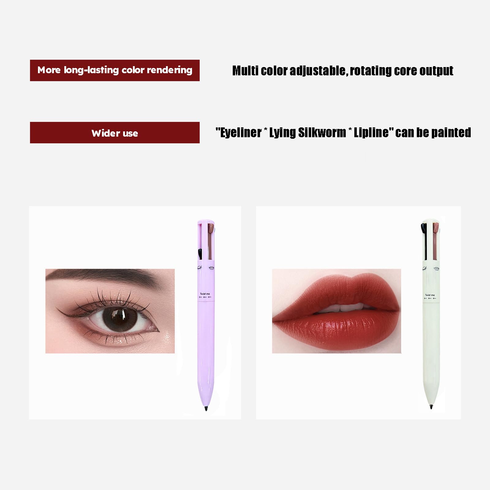 FantasyDay Magic 4-in-1 Makeup Pen | Brow Contour, Highlighter, Concealer & Definer